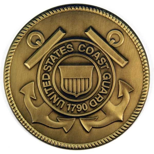 Coast Guard Brass Medallion 2 Coast Guard Brass Medallion - Image 2