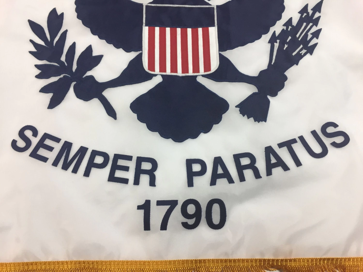 U.S. Coast Guard Applique Flag, 3x5 3 U.S. Coast Guard Applique Flag, 3x5 - Image 3