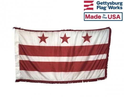 District Of Columbia Flag - Indoor 1 District Of Columbia Flag - Indoor