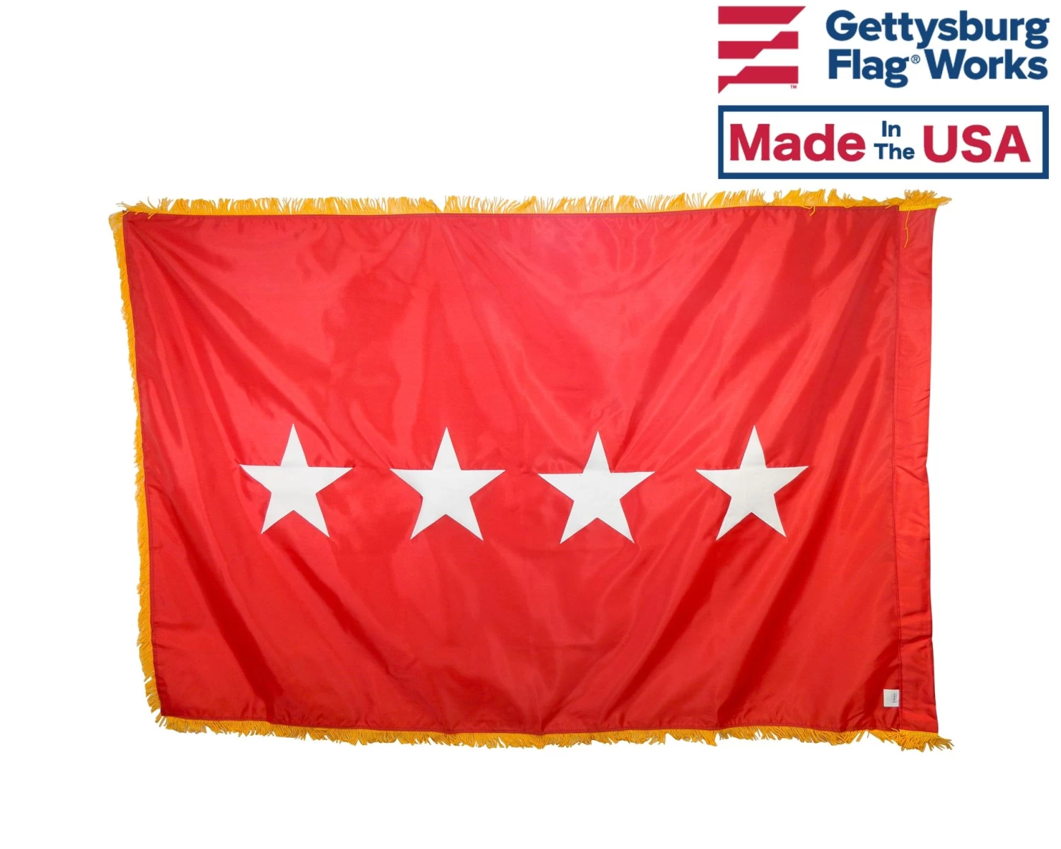 Army General (4 Star) Army Officer Indoor Flag - Choose Options 2 Army General (4 Star) Army Officer Indoor Flag - Choose Options - Image 2