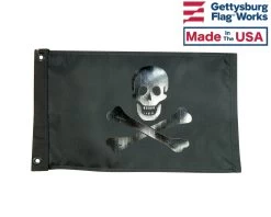 No Quarter Jolly Roger: Blackout Edition -Flags and Banners Store dscn6507