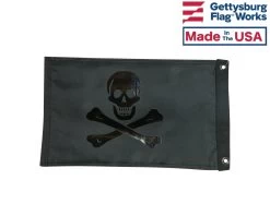 No Quarter Jolly Roger: Blackout Edition -Flags and Banners Store dscn6508