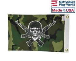 Solider Skull Pirate Flag -Flags and Banners Store dscn6834