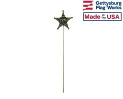 War Of 1776 Veteran Bronze Grave Marker -Flags and Banners Store dscn7463