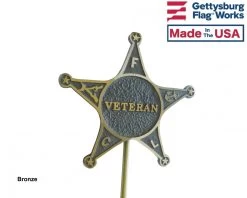 Veteran Star Grave Marker - Choose Options -Flags and Banners Store dscn7476 1