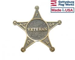 Veteran Star Grave Marker - Choose Options