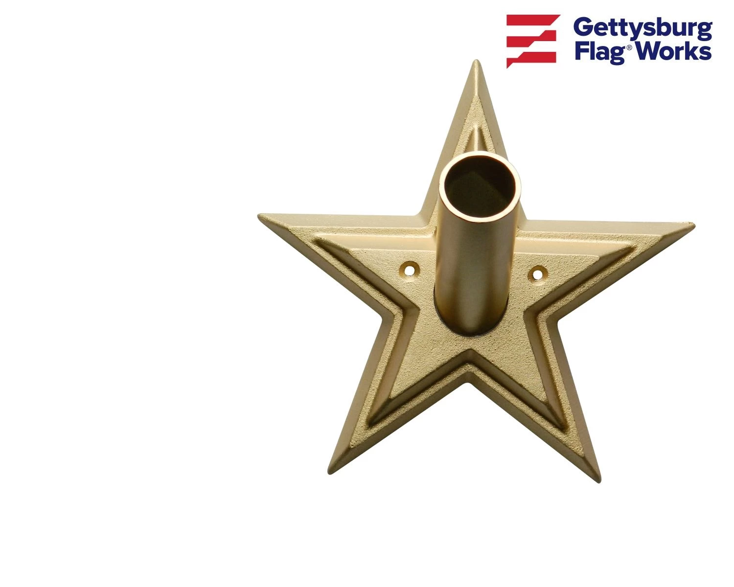 Gold Star Flagpole Bracket 4 Gold Star Flagpole Bracket - Image 4