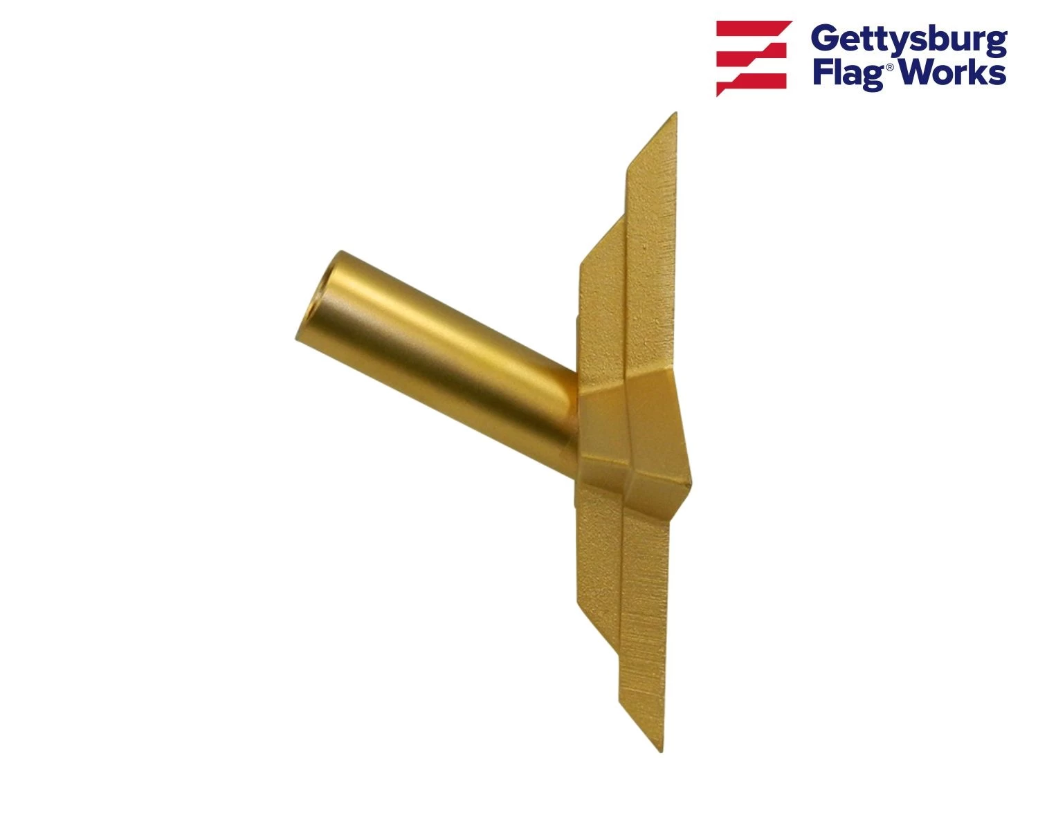 Gold Star Flagpole Bracket 3 Gold Star Flagpole Bracket - Image 3