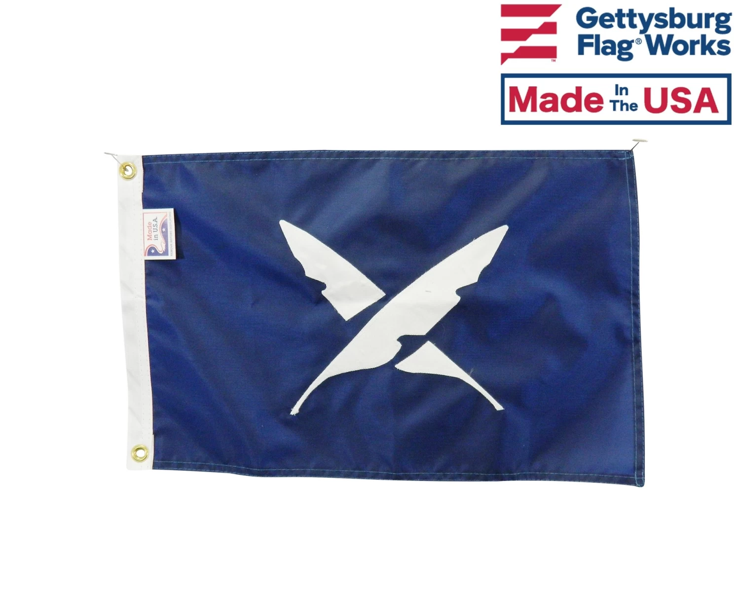 12x18" Officer Boat Flag - Secretary 1 12x18" Officer Boat Flag - Secretary