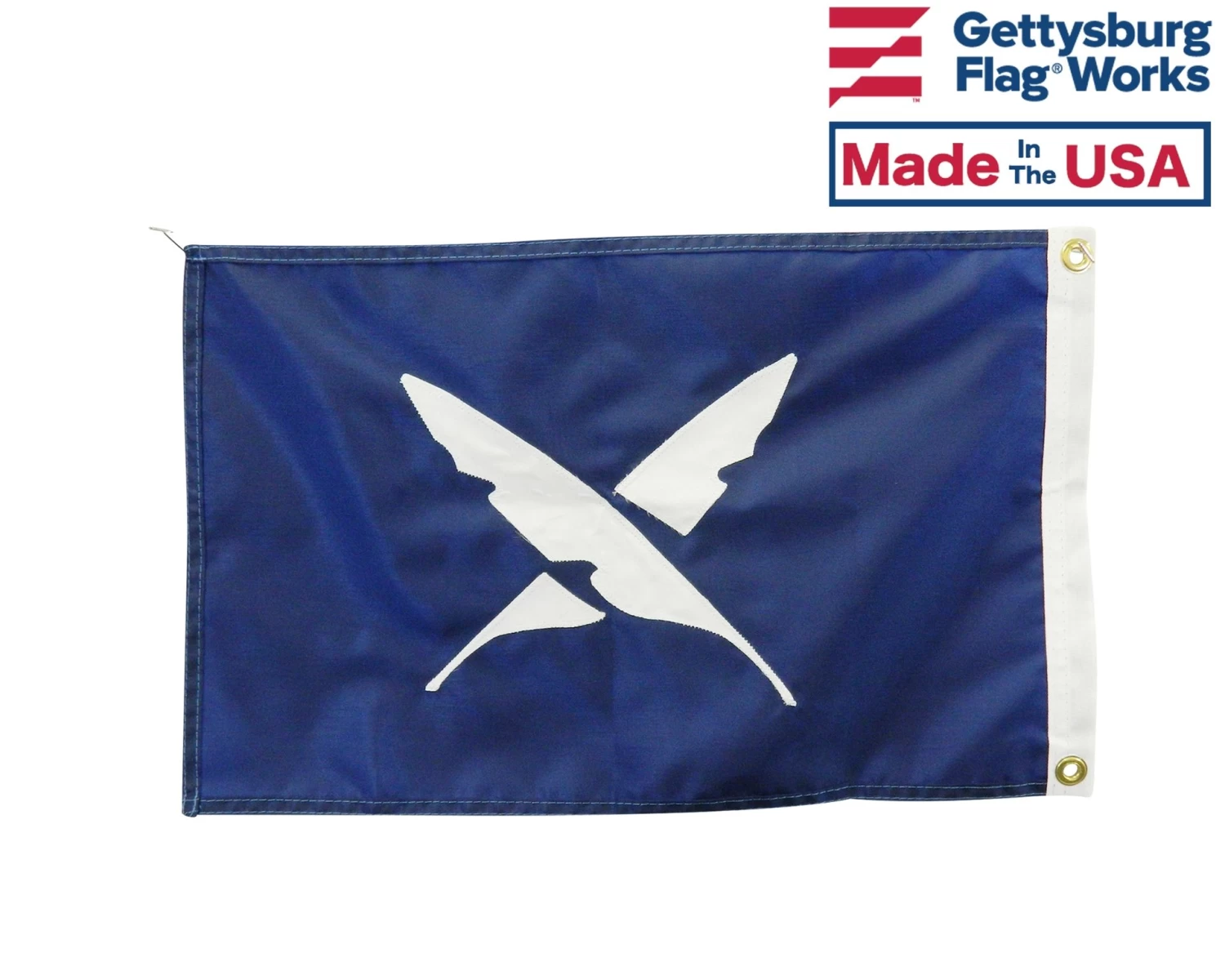 12x18" Officer Boat Flag - Secretary 2 12x18" Officer Boat Flag - Secretary - Image 2