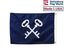 Quartermaster Nautical Officer Boat Flag - 12x18" -Flags and Banners Store dscn7953