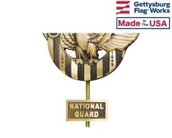 National Guard Insignia Plaque For Grave Markers