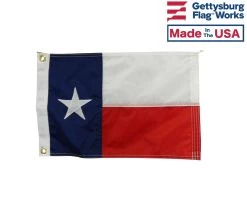 Texas Boat Flag - Sewn - 12x18"
