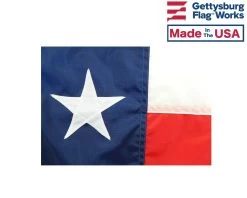 Texas Boat Flag - Sewn - 12x18" -Flags and Banners Store dscn8153