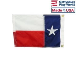 Texas Boat Flag - Sewn - 12x18" -Flags and Banners Store dscn8155