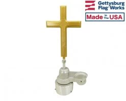 Christian Cross In-Ground Flag Pole Finial - Choose Options 6 Christian Cross In-Ground Flag Pole Finial - Choose Options -Flags and Banners Store dscn8407 1
