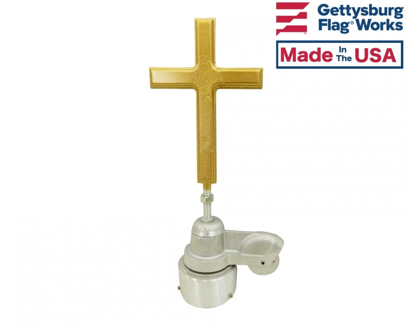 Christian Cross In-Ground Flag Pole Finial - Choose Options 3 Christian Cross In-Ground Flag Pole Finial - Choose Options - Image 3