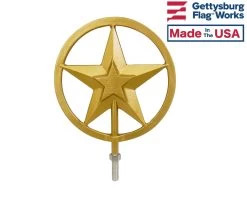 Texas Star In-Ground Flag Pole Finial