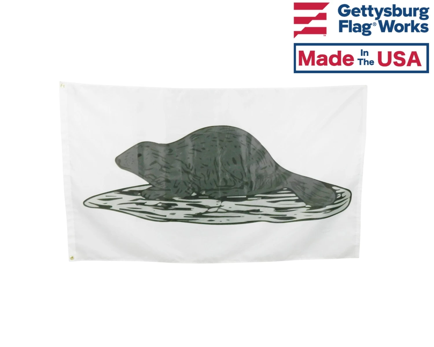 Original New York State Black Beaver Flag Of 1775 1 Original New York State Black Beaver Flag Of 1775