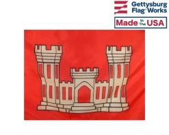 U.S. Army Engineer Flag - Choose Options 10 U.S. Army Engineer Flag - Choose Options -Flags and Banners Store dscn9476