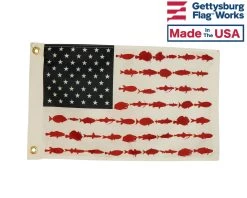 American Fisherman Boat Flag-12x18"
