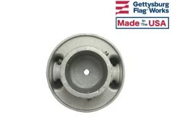 Cap Style Stationary Flagpole Truck With Double Pulley -Flags and Banners Store e340040 3 copy