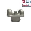 Cap Style Stationary Flagpole Truck With Double Pulley