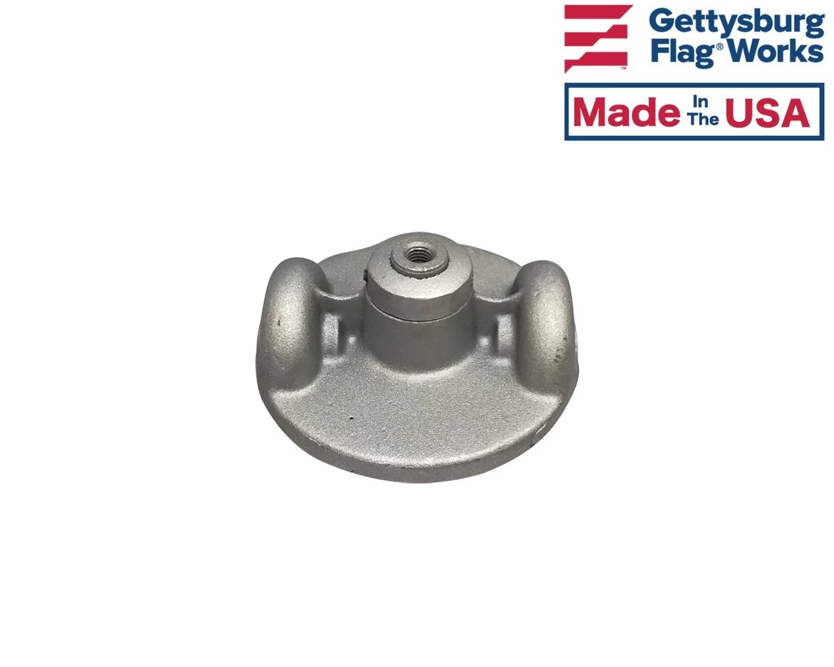 Double Pulley Revolving Truck With Spindle - Fits Up To 3.5" Diameter Poles 4 Double Pulley Revolving Truck With Spindle - Fits Up To 3.5" Diameter Poles - Image 4