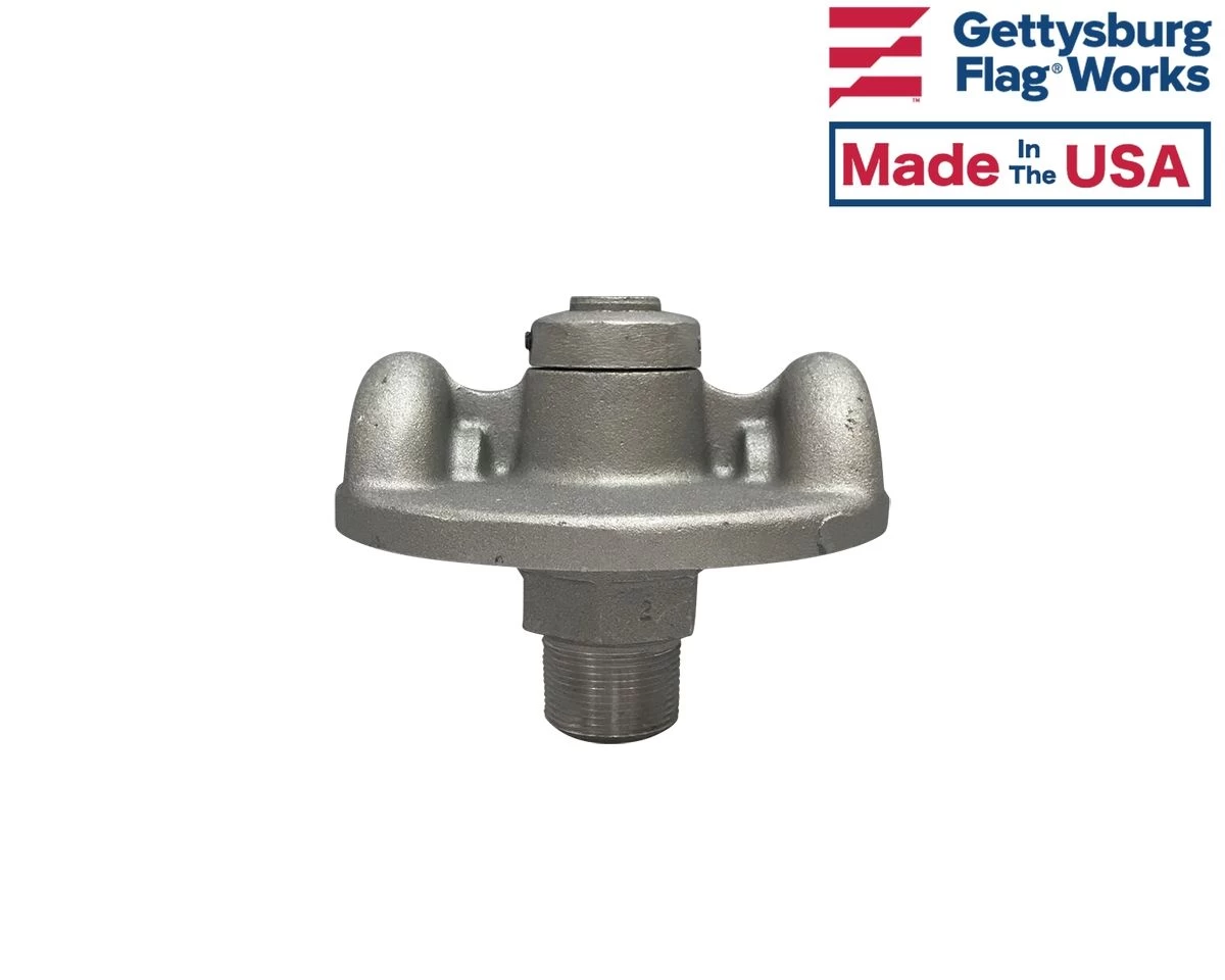 Double Pulley Revolving Truck With Spindle - Fits Up To 3.5" Diameter Poles 1 Double Pulley Revolving Truck With Spindle - Fits Up To 3.5" Diameter Poles