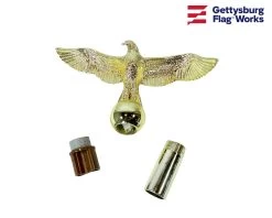 Flying Eagle Plastic Finial - Choose Color -Flags and Banners Store eagle and bits