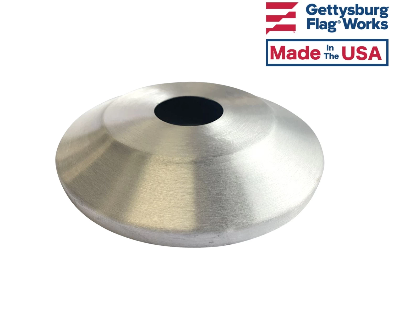 Aluminum Flagpole Flash Collar 1 Aluminum Flagpole Flash Collar