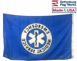EMS Flag - 3x5' -Flags and Banners Store ems flag back
