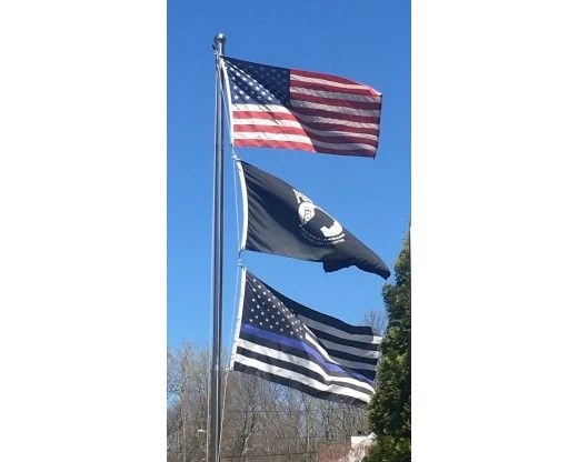 THIN BLUE LINE-USA DESIGN FLAG-CHOOSE OPTIONS 2 THIN BLUE LINE-USA DESIGN FLAG-CHOOSE OPTIONS - Image 2