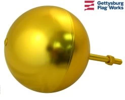 Aluminum Ball Ornament -Flags and Banners Store gold ball e330003 b