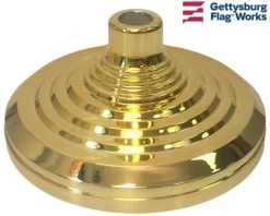 Gonfalon Hardware Kit -Flags and Banners Store gold base a 5 1