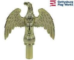 Perched Eagle Gold Plastic Finial
