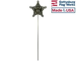 Civil War (GAR) Grave Marker - Choose Options 24 Civil War (GAR) Grave Marker - Choose Options -Flags and Banners Store grave gar tafgmcivilwara b