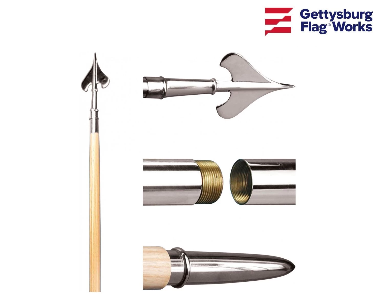 Guidon Staff Set 1 Guidon Staff Set