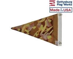 Pizza Pennant Boat Flag- Choose Toppings 14 Pizza Pennant Boat Flag- Choose Toppings -Flags and Banners Store hawiian back