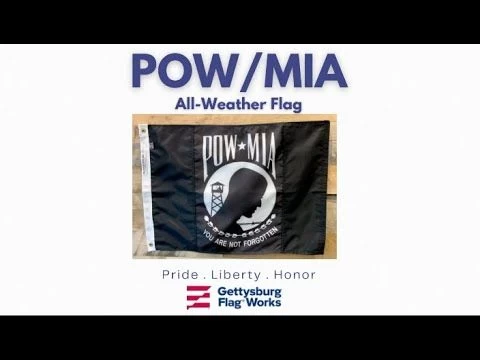 POW/MIA Outdoor Flag-NYLON 4 POW/MIA Outdoor Flag-NYLON - Image 4