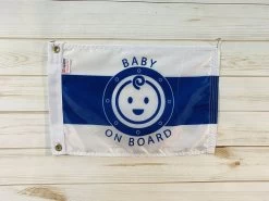 Baby On Board Boat Flag