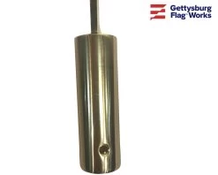 Plain Church Cross Gold Finial - Choose Options -Flags and Banners Store img 0637