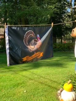 Thankful Turkey Flag-Choose Options -Flags and Banners Store img 0997