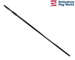 Superflex Telescoping Flagpole - Choose Options -Flags and Banners Store img 7795 black pole