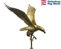 Flying Eagle Ornament Topper - Gold Or Silver