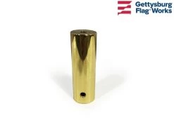 Polished Brass Top Ferrule Non-Taper