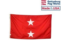 Marine Corps Major General (2 Star) - USMC Officer Indoor Flag - Choose Options