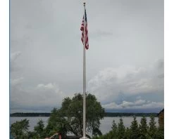 Easy Order Aluminum Flagpole-20', Internal Halyard