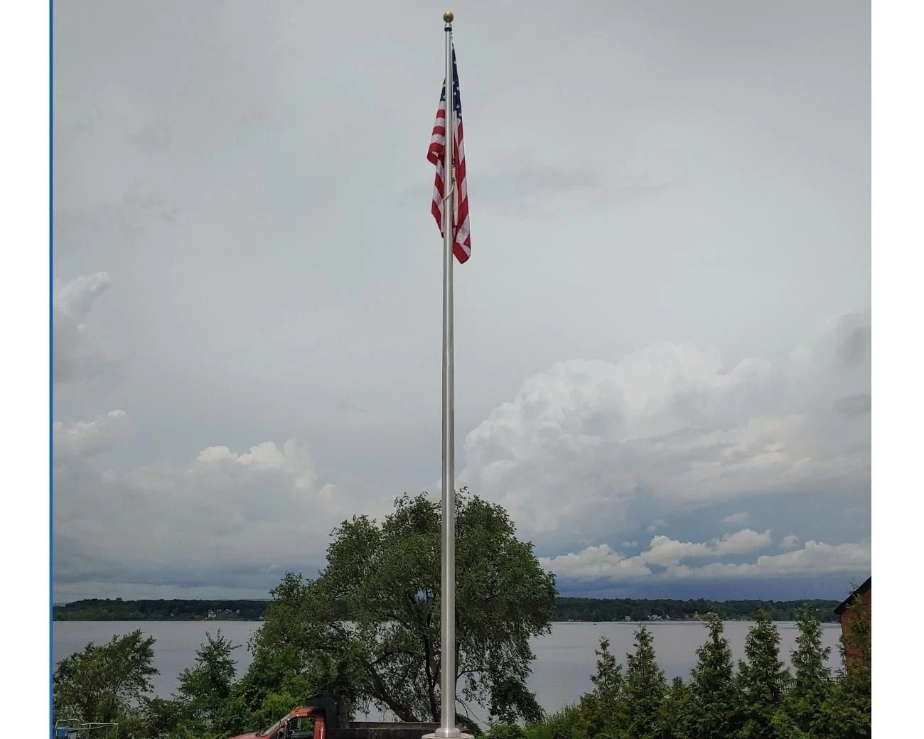 Easy Order Aluminum Flagpole-20', Internal Halyard 1 Easy Order Aluminum Flagpole-20', Internal Halyard