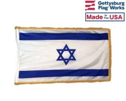 Israel Indoor Flag Set 9 Israel Indoor Flag Set -Flags and Banners Store israel 1 3